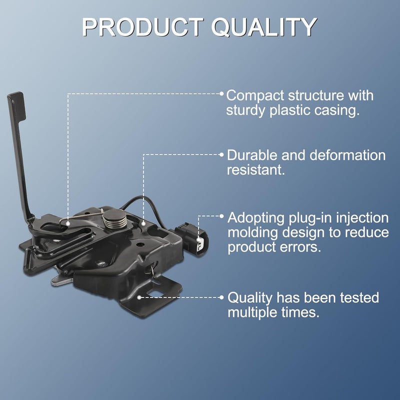DICMIC Front Bonnet Lock Hood Latch Compatible with 2015-2020 Ford F150 Replace# FL3Z-16700-B - Image 5